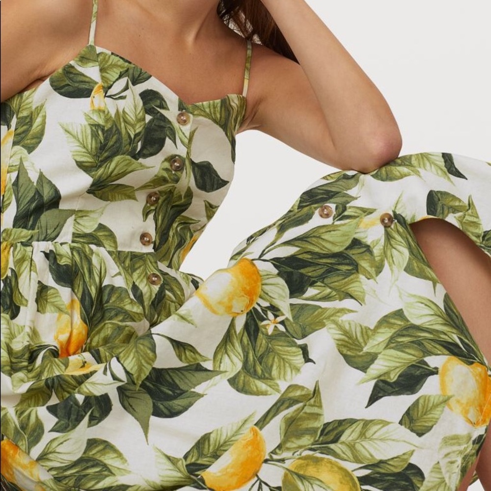 Linen Cotton Blend Sundress